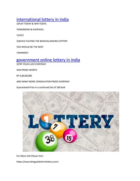 legal online lottery in india.